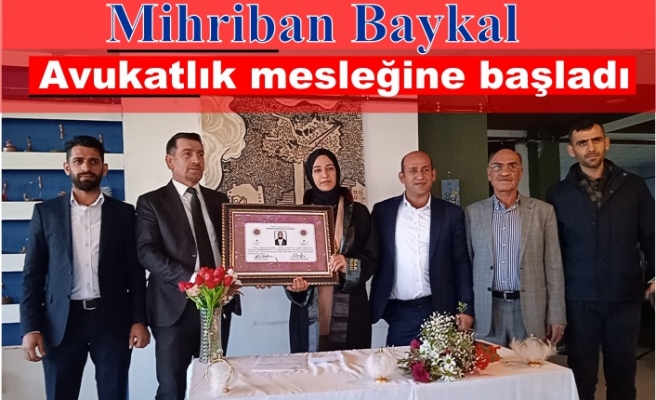 Bir Kızımız daha yemin ederek Avukatlık mesleğine başladı