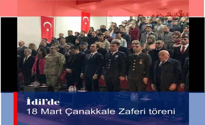 18 Mart Çanakkale Zaferi töreni