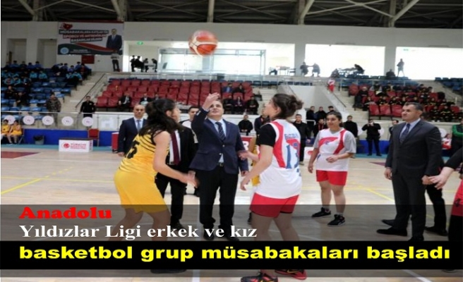 Kız basketbol grup müsabakalar Hakkari'de başladı