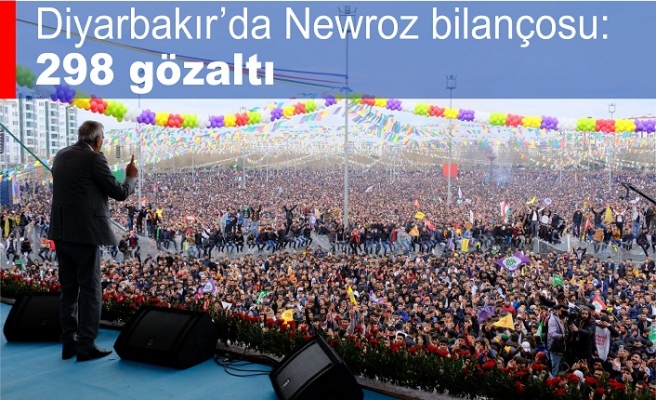 Newroz bilançosu: 298 gözaltı