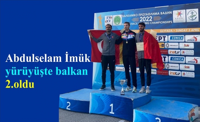 Balkan yürüyüş şampiyonasında İmük ikinci oldu