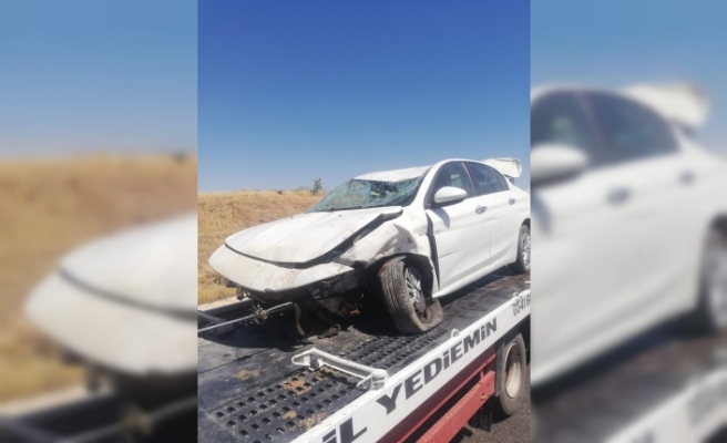 Sayaca ailesi trafik kazası geçirdi
