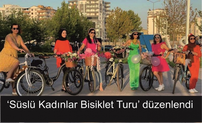 Diyarbakır’da ‘Süslü Kadınlar Bisiklet Turu’ düzenlendi