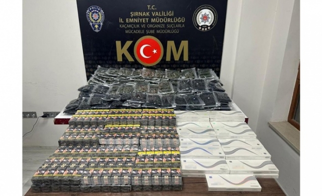 Şırnak'ta asayiş ve kaçakçılık operasyonlarında 58 şüphe hakkında işlem yapıldı
