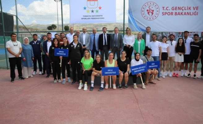 ÜNİLİG Tenis turnuvası Şırnak Üniversitesinde başladı