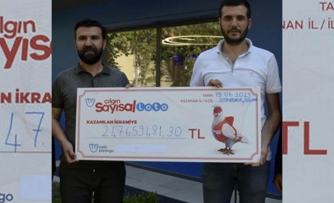 247 Milyon loto'dan Kazanan Diyarbakır'lı parayı nereye yatıracağını açıkladı