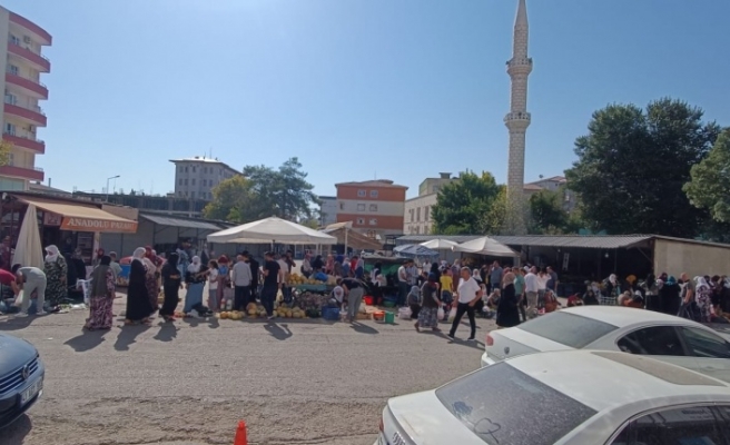 İdil'in köylü pazarı ortadan kaldırıldı