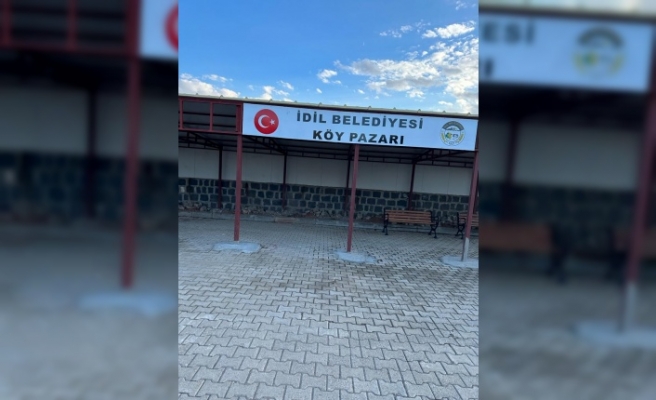 İdil Belediyesinin yaptığı işe bak : Köylü Pazarı