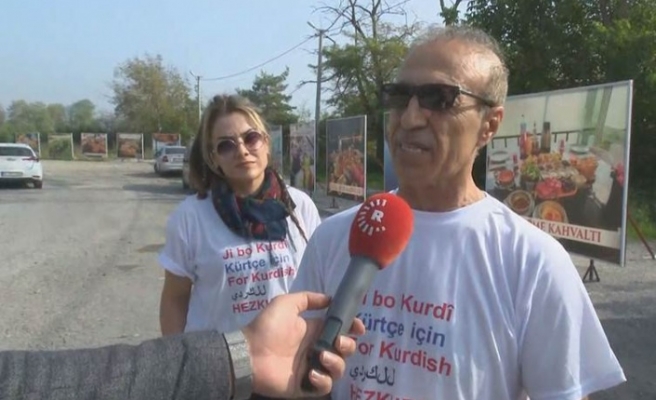 Kürtçe için başlatılan yürüyüş Kocaelide yasaklandı