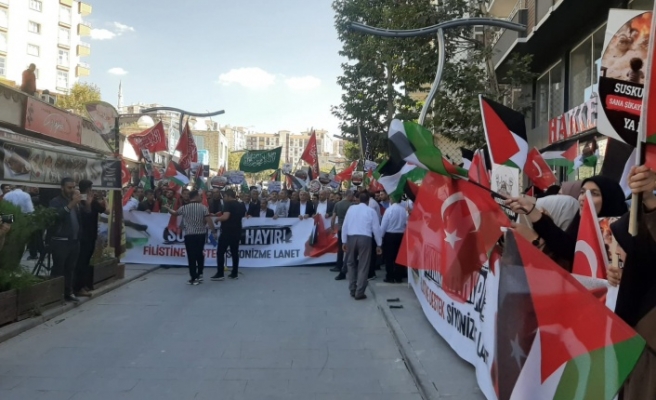 Şırnak'ta İsrail protesto edildi