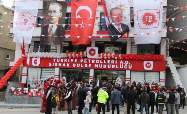 Şırnak'ta TPAO Hizmet binası açıldı