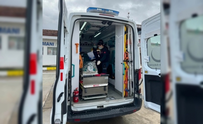 Hasta bebek için uçak ambulans havalandı