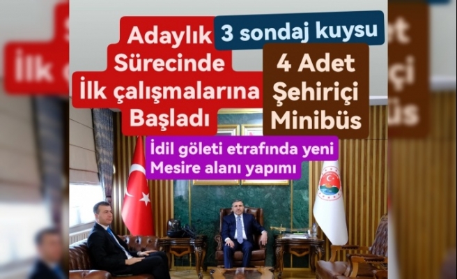 İkbalhan seçilmeyi beklemden İdil için çalışmaya başladı