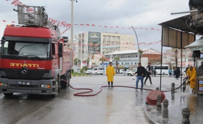 Cizre'de Sel felaketi hasar tespiti yapılıyor