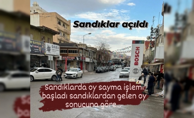 Sandıklar açıldı sonuçlar gelmeye başladı