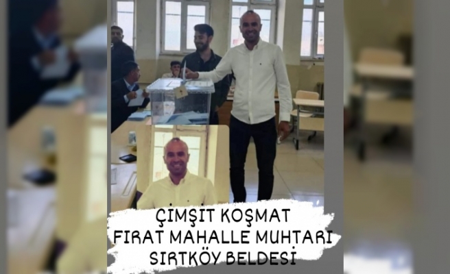 Cimşit Koşmat kazandı