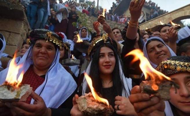 Ezidilerin Çarşamba Sor bayramı kutlanıyor