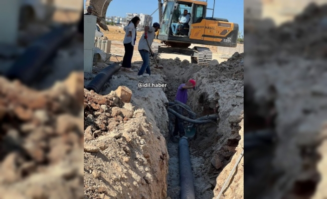 Belediye'den Kanalzasiyon çalışması