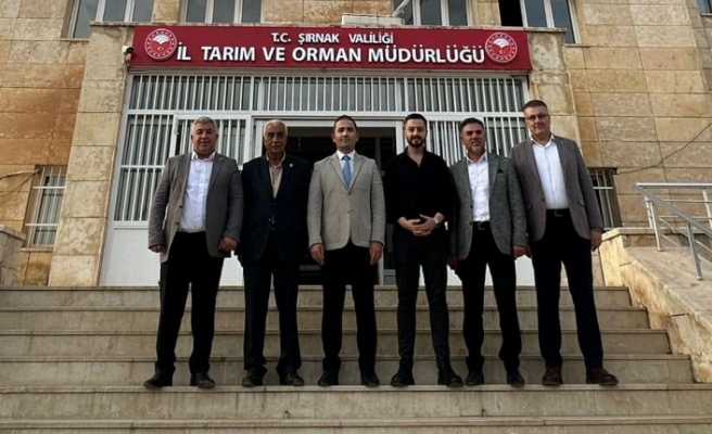 Ziraat odası Koordinasyon kurulundan Şırnak'a ziyaret