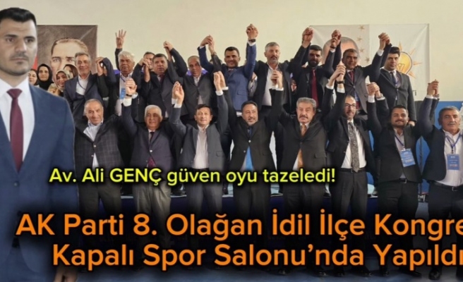 AK PARTİ 8.Olağan kongresi yapıldı