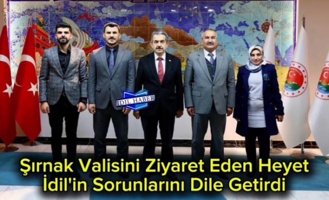 Başkan Genç İdil'in sorunları için Valiyi ziyaret etti
