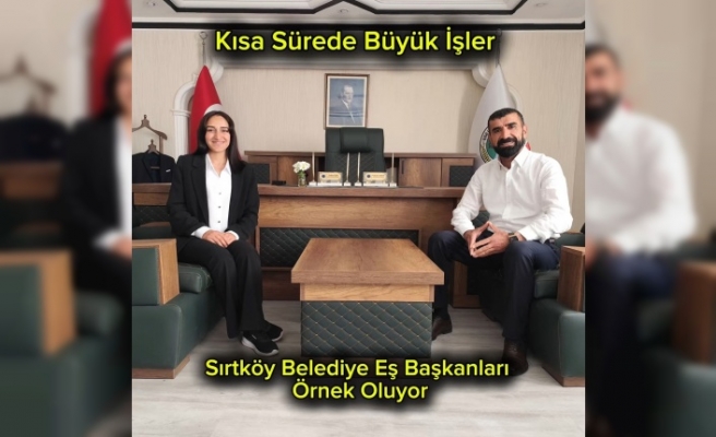 Sırtköy Beldesi kısa zamanda iyi işler yaptı