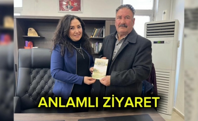 İdil'li yazardan Belediye Başanına ziyaret