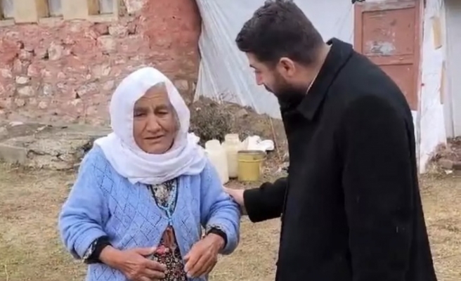 Azmiyle Tilki yakalayan Nineye Civciv hediye edildi