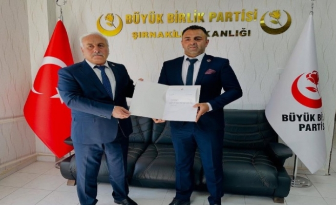 İdil İlçe Başkanlığına Muzaffer Sönmez atandı