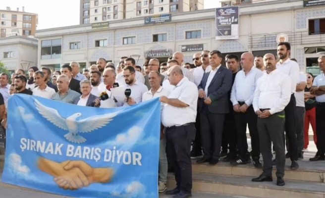 Şırnak’ta barış çağrısı
