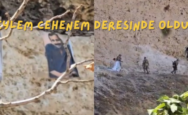 Cehennem Deresine asılan Demirtaş ve Önder’in posterleri kaldırıldı