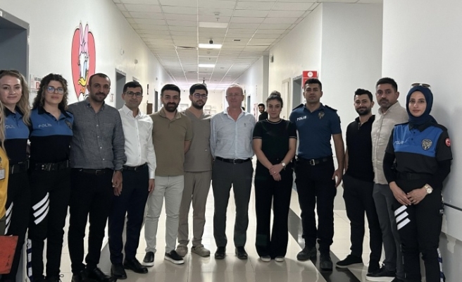 İlçe Emniyet Müdürlüğünden anlamlı ziyaret