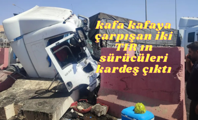 Kaza yapan iki sürücü kardeş çıktı