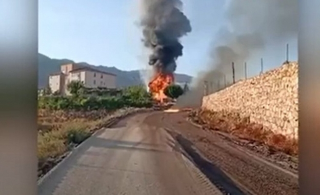 Gabar Dağında petrol boru hatında patlama