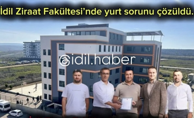 Yurt sorunu çözüldü