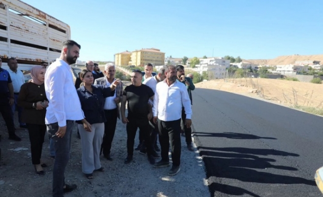 Cizre Belediyesinden asfalt çalışması