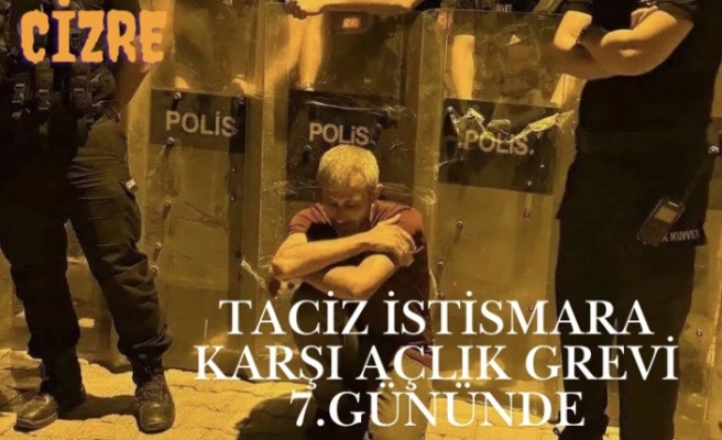 Taciz İstismar’a karşı açlık eylemine başladı