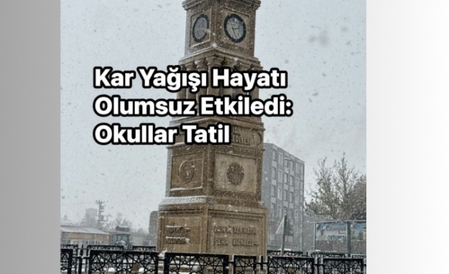 Eğitime Kar tatili