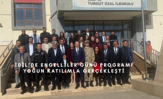 İdil Özel Eğitim Anaokulu’ndan 3 Aralık Engelliler Günü’ne Anlamlı Program