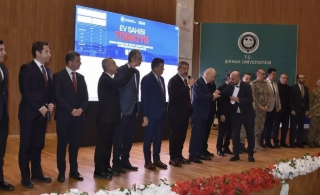 Şırnak’ta yapılacak 1492 konutların hak sahipleri belirlendi