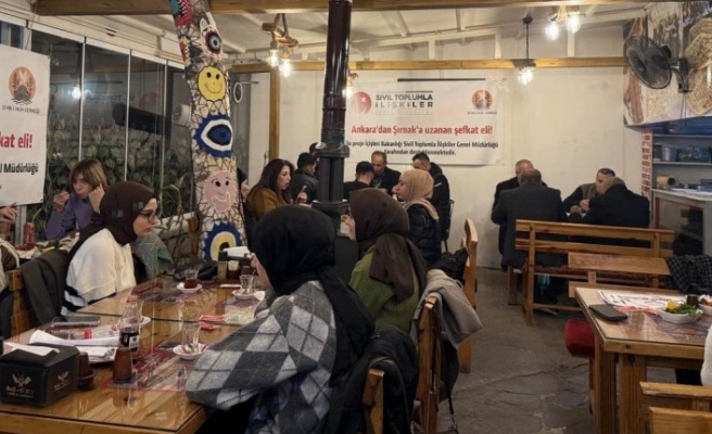 Şehri’nuh derneği Anakara’da Şırnaklıları ağırlıyor
