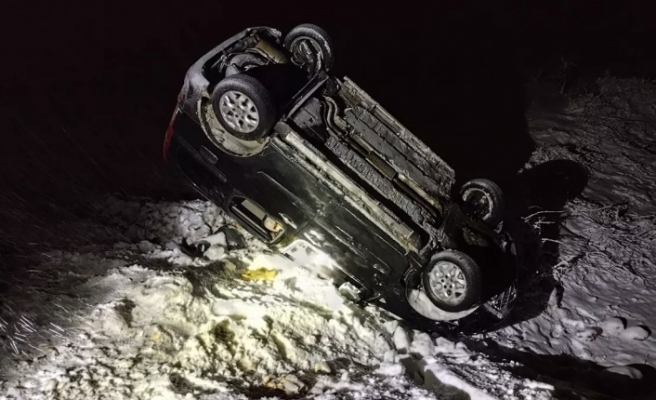 Trafik kazası 4 kişi yaralandı