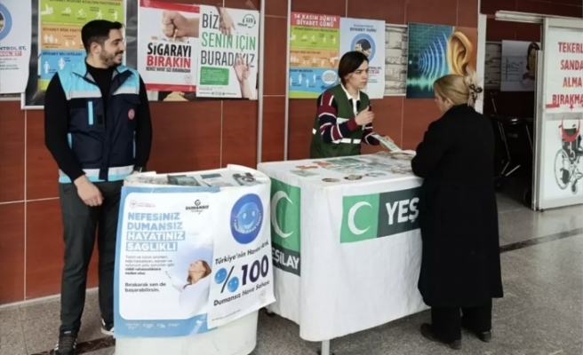 Sigara bırakma günü etkinliği