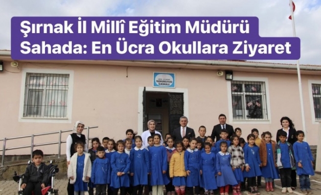 Şırnak’ta En Ücra Okullara Eğitim Desteği