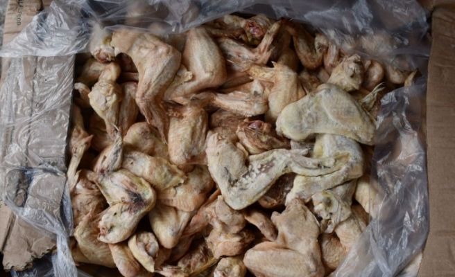 50 Ton bozuk Tavuk ele geçirildi