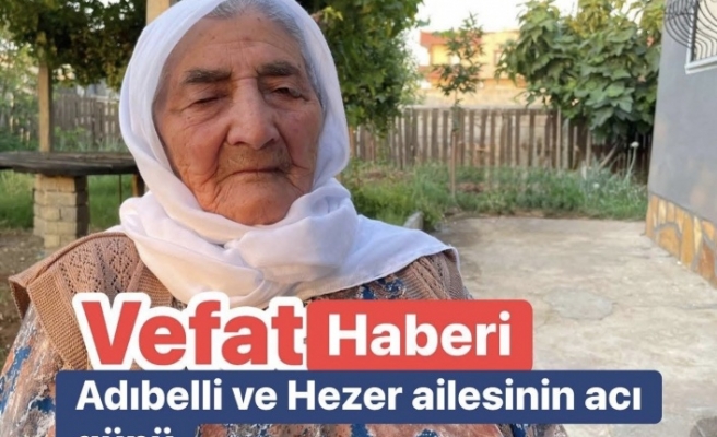 Adıbelli ailesinin acı günü