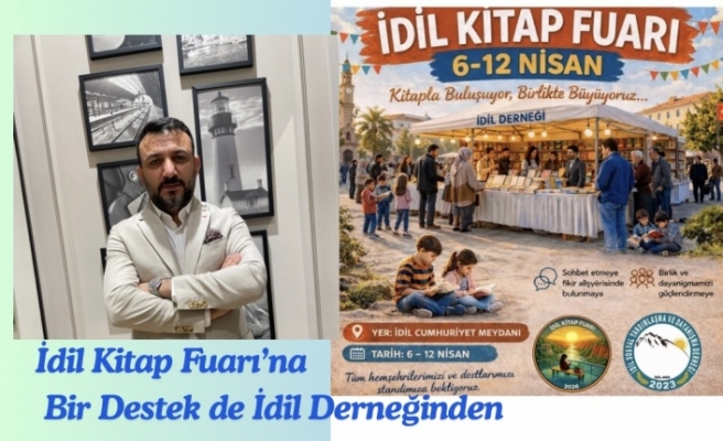 İdil Derneğin’den Kitap Fuarına destek