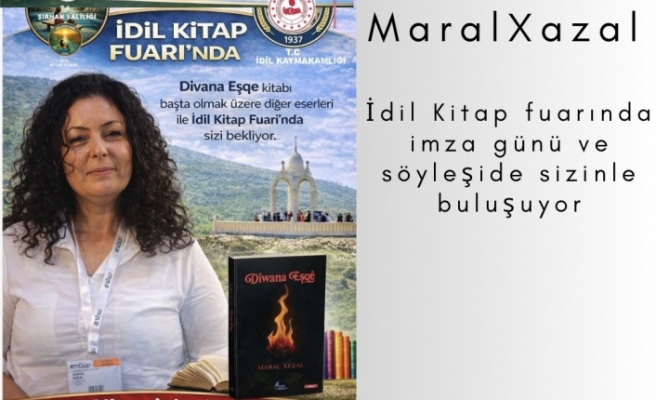 Maral Ğazal İdil Kitap Fuarında