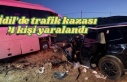 İdil’de trafik kazası 4 kişi yaralandı
