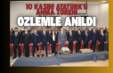 10 Kasım Atatürk’ü anma töreni